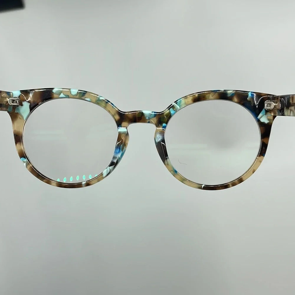 Artsy Colorful Zenni Optical Cat-Eye / Round Tortoise Glasses Frames